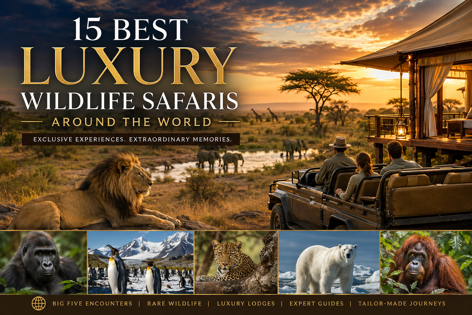 Africa: Five Star Luxury and Wildlife Encounters